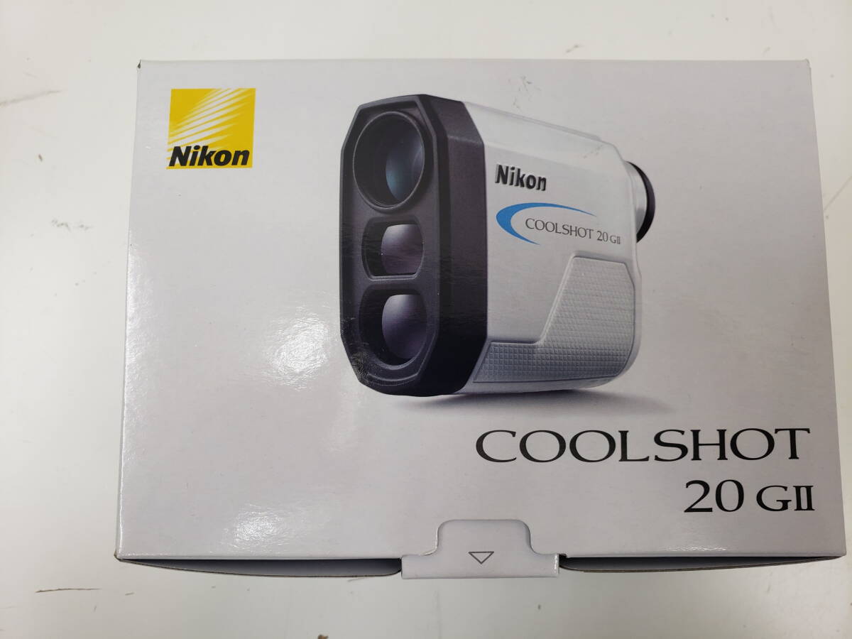  Golf laser rangefinder Nikon COOLSHOT 20 GII battery type period of use : small beautiful goods operation goods super-discount 1 jpy start 