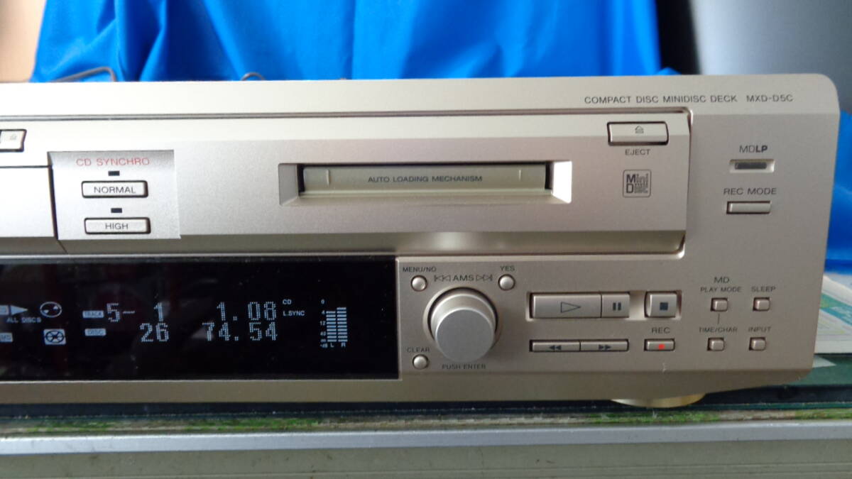 SONY MXD-D5C 5CD+1MD 中古ジャンク品_画像3