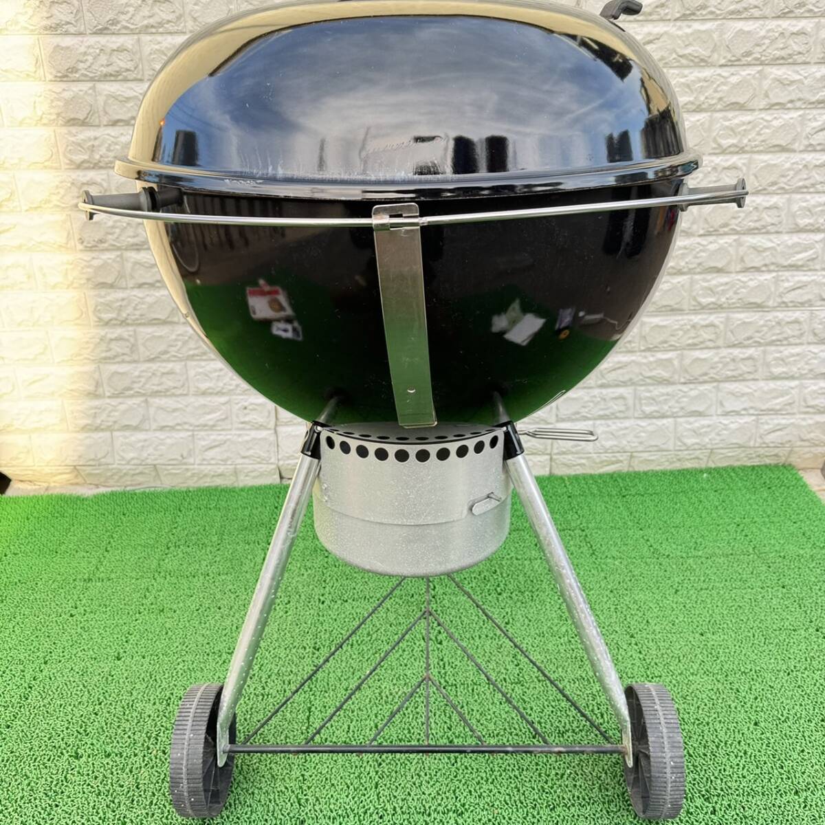  【A4木】【現状出品】Weber ウェーバー ONE-TOUCH GOLD BBQグリル バーベキューグリル 57cm ★全国発送★手渡歓迎★京都市伏見区_画像4