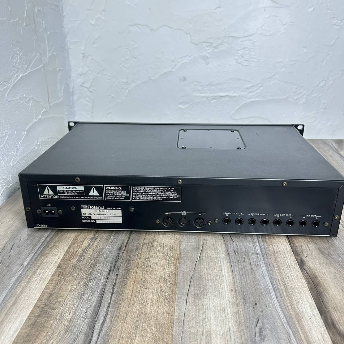 【Ｑ61木】★【現状出品】★◇Roland Super SYNTHESIZER MODULE JD-990 の画像5