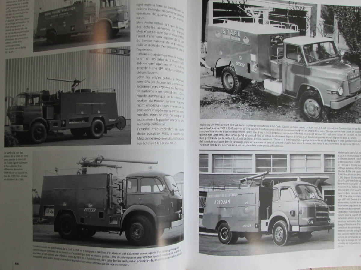 洋書 / フランスの空港用化学消防車 シデス社の本 / SIDES ET LES VEHICULES DE SAPEURS-POMPIERS /( Berliet, Faun, Iveco, Renault, Fiatの画像8
