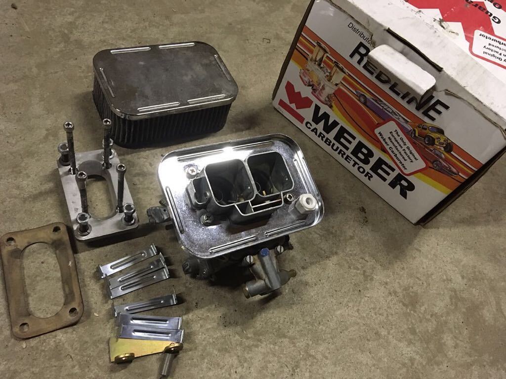 サニトラ WEBER 32/36 DGEV コンバージョンキャブレターキット シングル a12 a14 a15 gb122 b110 a型 旧車 キャブ サニートラックの画像1