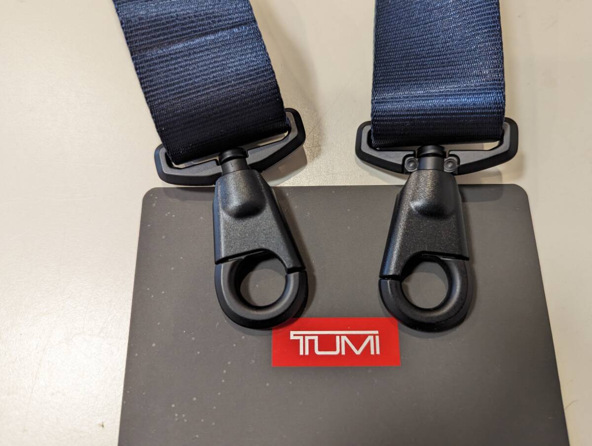 未使用　TUMI×SHIPS ショルダーストラップ　ブラック&ネイビー　　送料込み_画像6