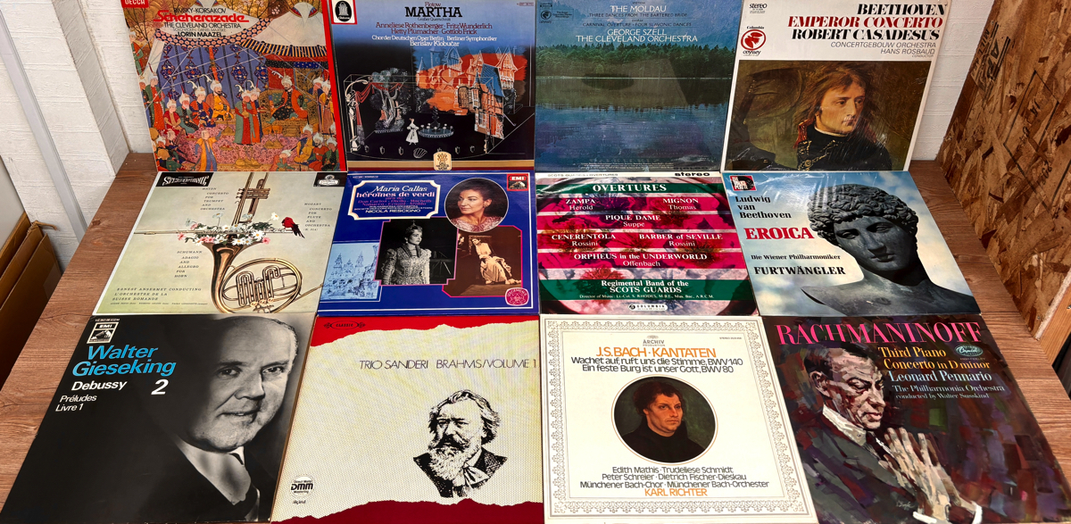 全て輸入盤 クラシック 60枚 LP レコード 大量 セット 0510 トリオサンデリ リヒター マリアカラス ジョージセル ホロヴィッツ バッハの画像1