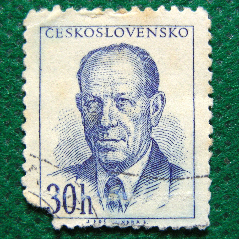 【チェコスロバキア切手】ザポットッキー大統領１枚 切手 使用済１枚　　切手[g86b]_画像1