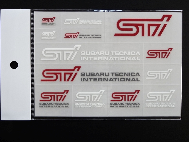 STI стикер транскрипция модель STI оригинальный Subaru мелкие вещи . Vivio SUBARU