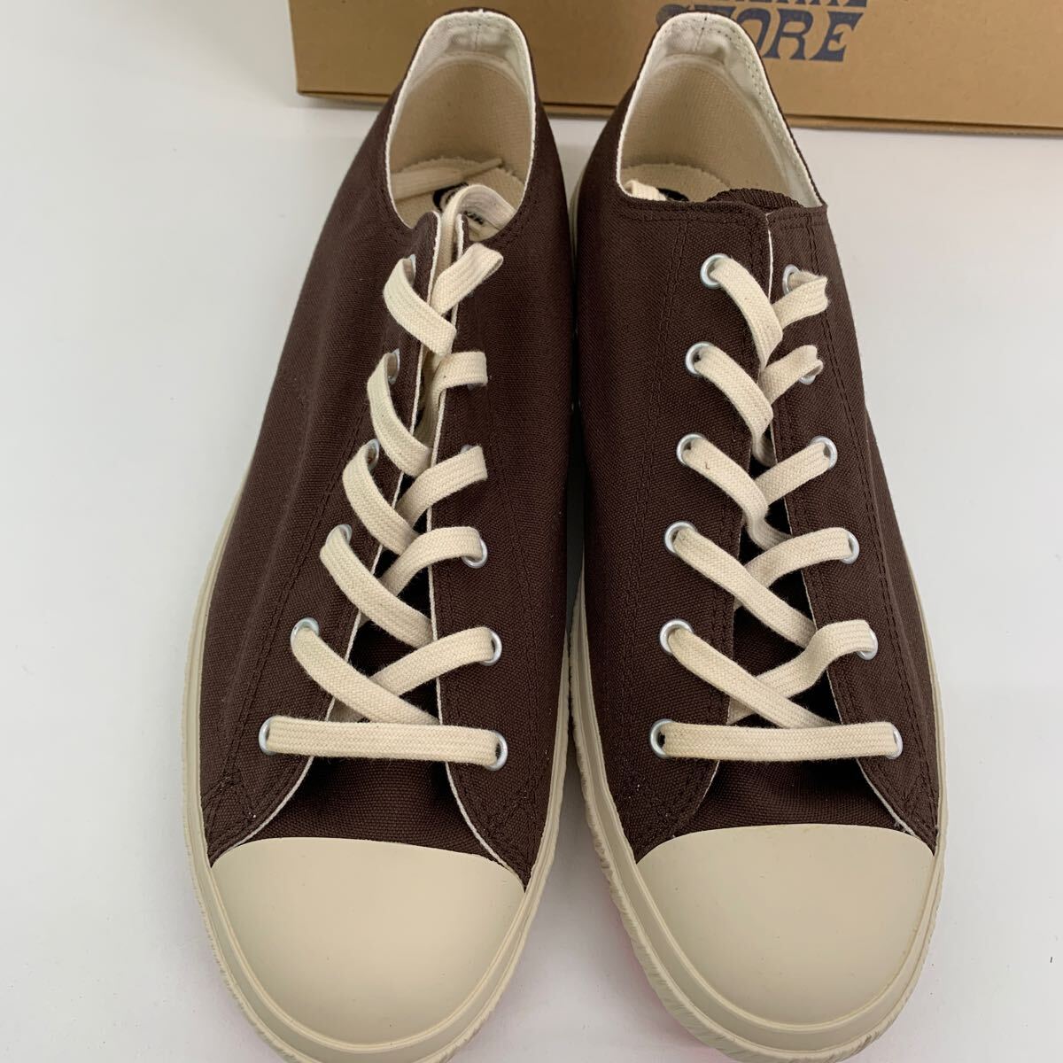 【未使用】Moonstar Stussy S.L.P Brown スニーカー　ムーンスター　ステューシー　コラボ_画像2