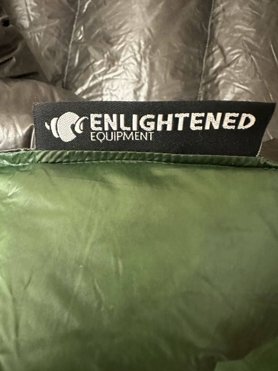 Enlightened Equipment REVELATION SLEEPING QUILT 850FP 30F REGULAR/Wide Forest 10D / Charcoal 10Dの画像4