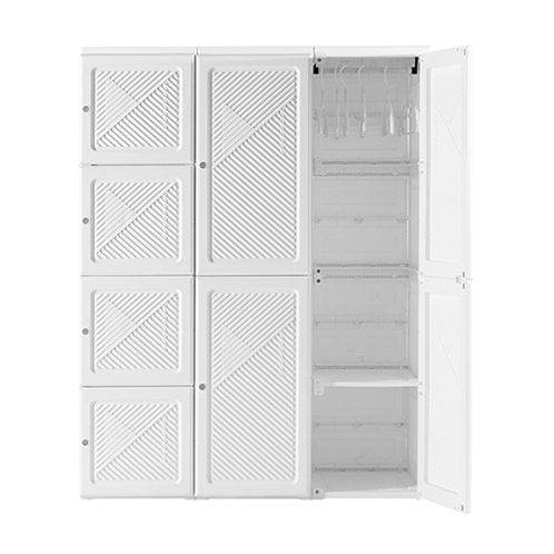 [ including in a package un- possible ]moli Lynn interior tool un- necessary . assembly ...! storage power eminent folding type my wardrobe <3 row > white 14-741236002