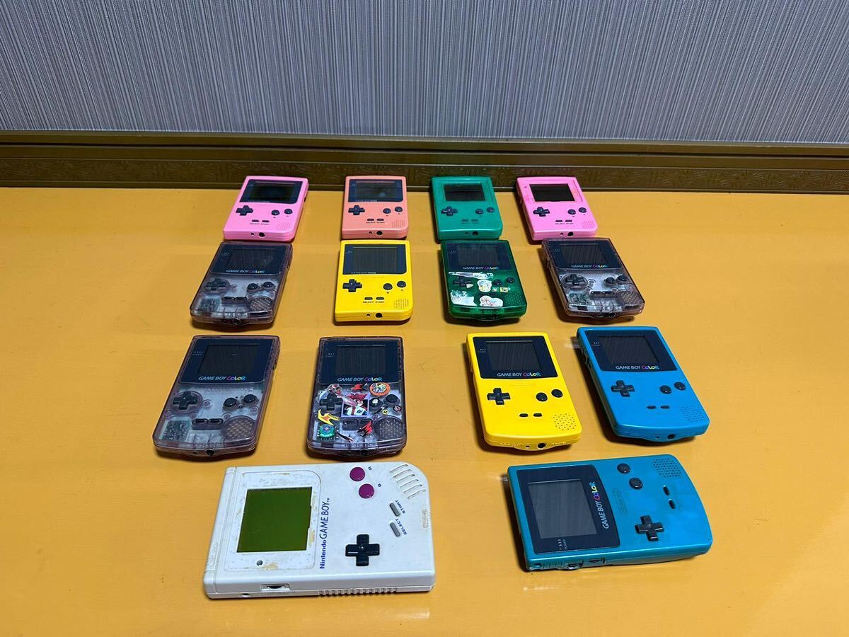 674) Nintendo GAMEBOY 任天堂 ゲームボーイカラー 本体 まとめ 674) Nintendo GAMEBOY 任天堂 ゲームボーイカラー 本体 まとめ