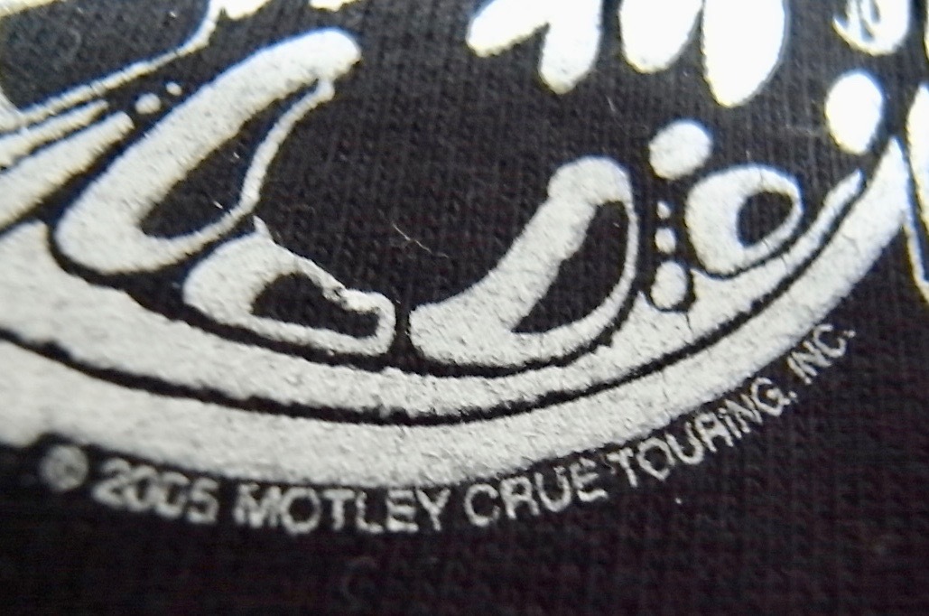 希少 レア 00s 当時物 ヴィンテージ Motley Crue モトリークルー CARNIVAL OF SINS 2005 ジャパンツアー バンド Tシャツ Sサイズ 黒_画像3