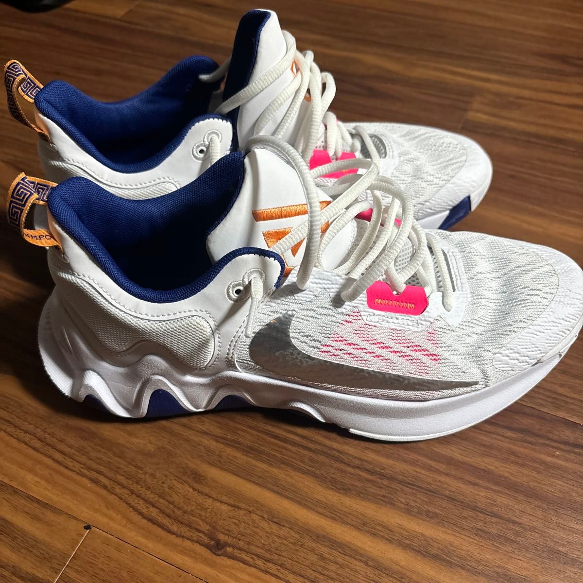 ヤニス　NIKE  バスケットボールシューズ　白