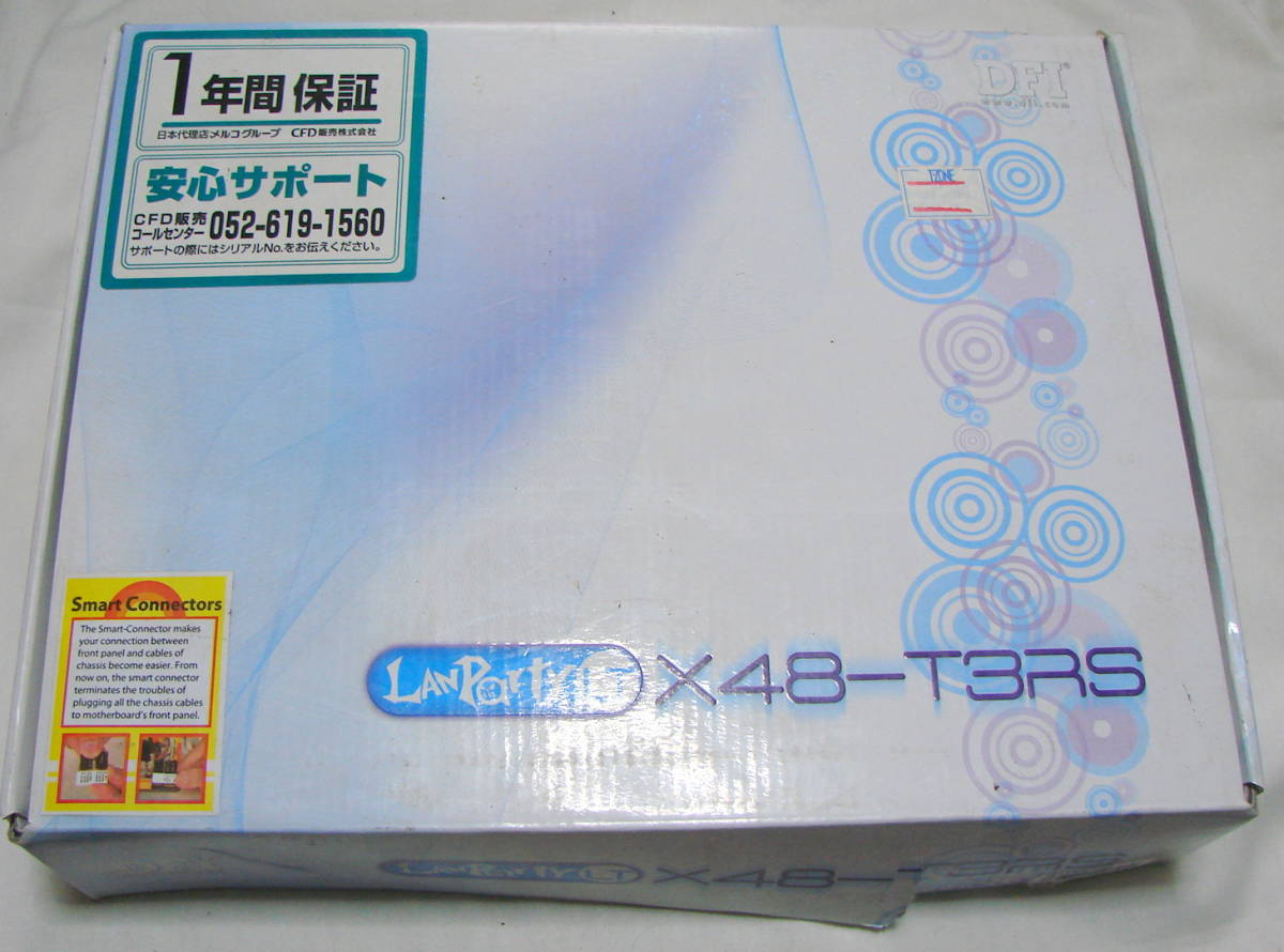  unused new goods [DFI LANPARTY LT X48-T3RS]LGA775 X48 installing high-end ATX motherboard DDR3