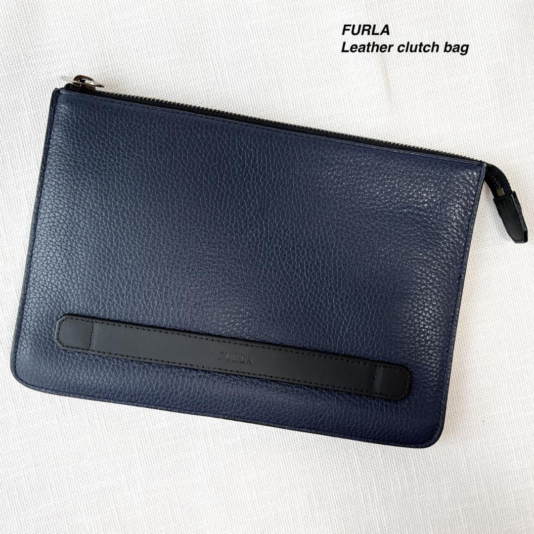 極美品 > FURLA フルラ レザー クラッチバッグ 普段使い お洒落 極美品 > FURLA フルラ レザー クラッチバッグ 普段使い お洒落