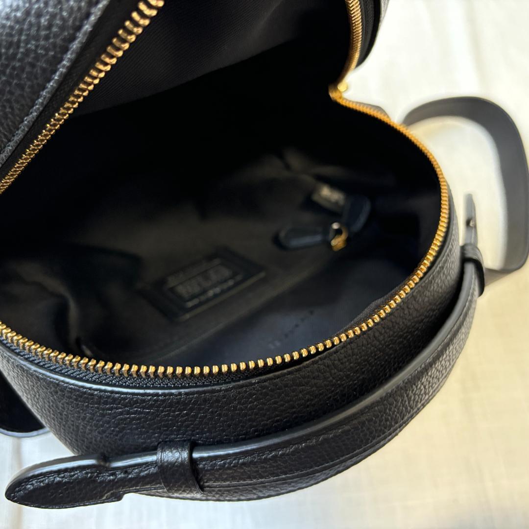 極美品 > COACH コーチ ポリッシュド ペブル レザー リュック 極美品 > COACH コーチ ポリッシュド ペブル レザー リュック