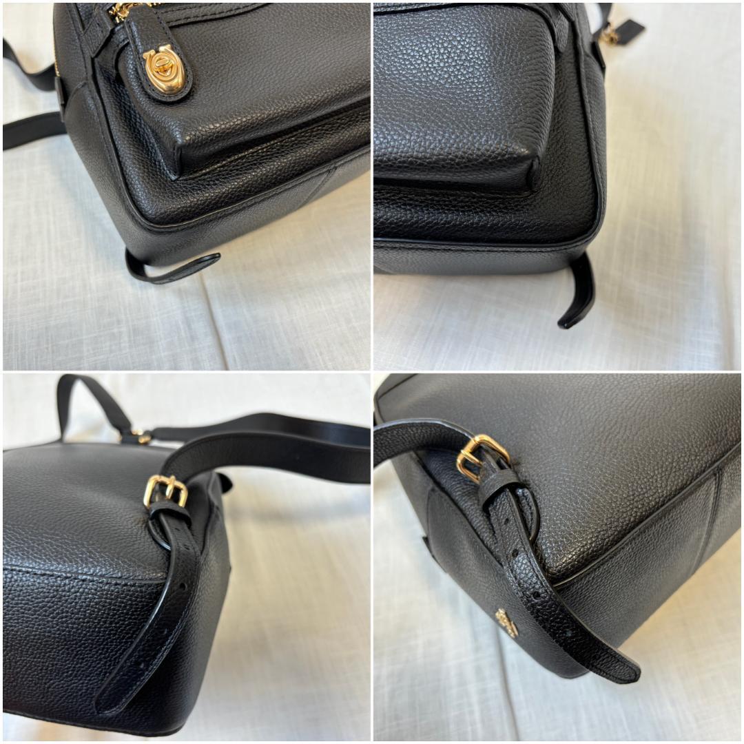 極美品 > COACH コーチ ポリッシュド ペブル レザー リュック 極美品 > COACH コーチ ポリッシュド ペブル レザー リュック