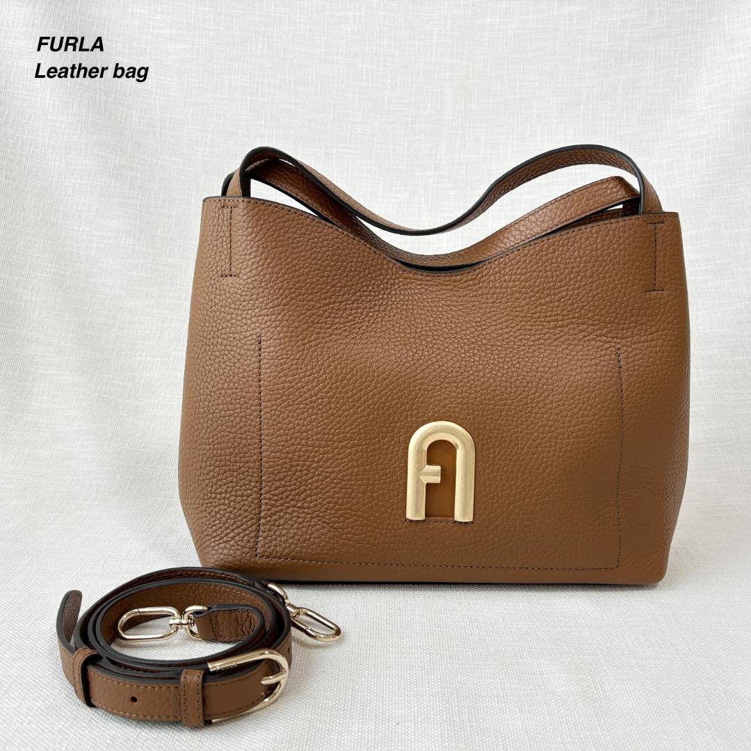 極美品 > FURLA フルラ Primula 2way レザー ショルダーバッグ 極美品 > FURLA フルラ Primula 2way レザー ショルダーバッグ