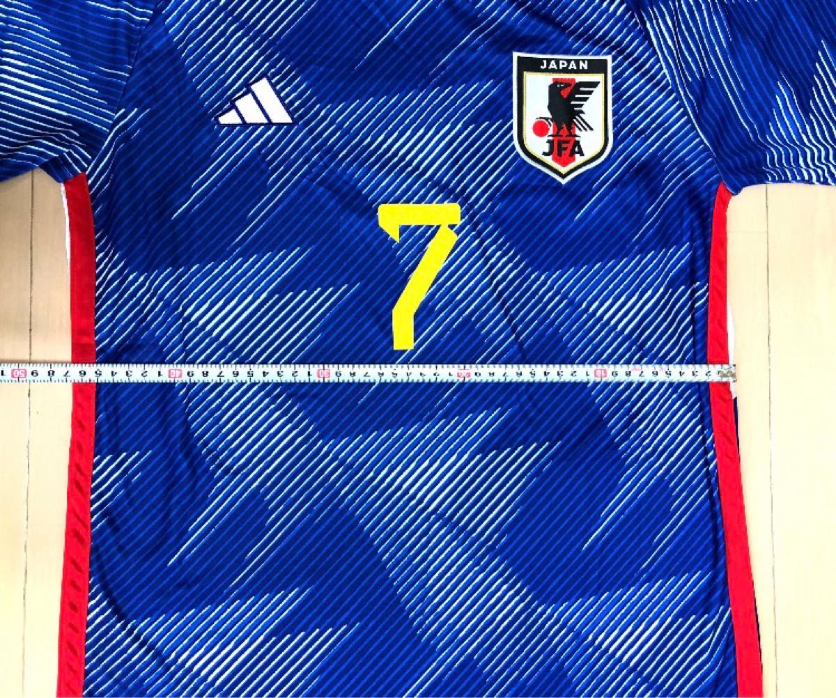 サッカー日本代表ユニフォーム 三苫薫 7番 タグ付き 新品未使用 サッカー日本代表ユニフォーム 三苫薫 7番 タグ付き 新品未使用