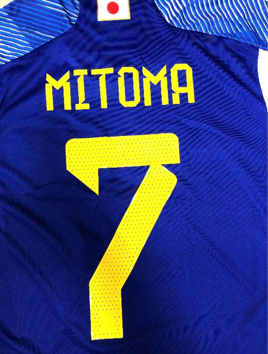 サッカー日本代表ユニフォーム 三苫薫 7番 タグ付き 新品未使用 サッカー日本代表ユニフォーム 三苫薫 7番 タグ付き 新品未使用