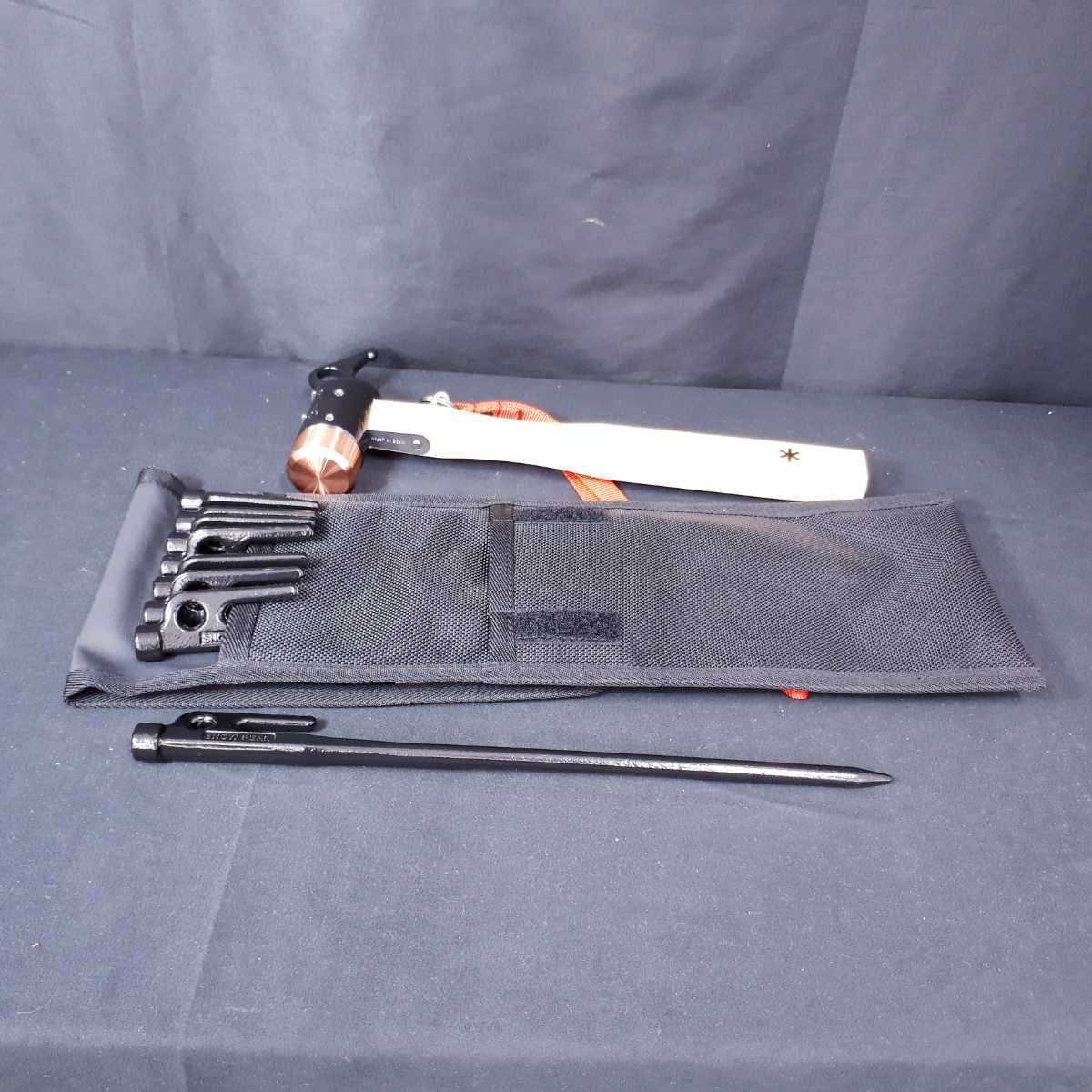 中古】 snow peak ペグハンマーケース UG-021 ブラック 中古】 snow peak ペグハンマーケース UG-021 ブラック