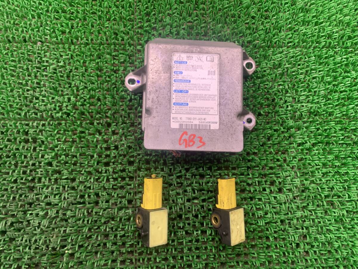 即決値段 Z1-1 ホンダ フリード GB3 純正 動作OK エアバックコンピューター SRSユニット エアバッグ 77960-SYY-J420-M3 送料520