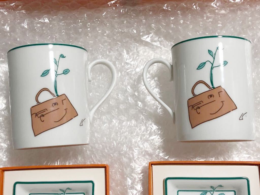 激レア 未使用 HERMES 1998 ケリードール マグ & ミニスクエア 激レア 未使用 HERMES 1998 ケリードール マグ & ミニスクエア