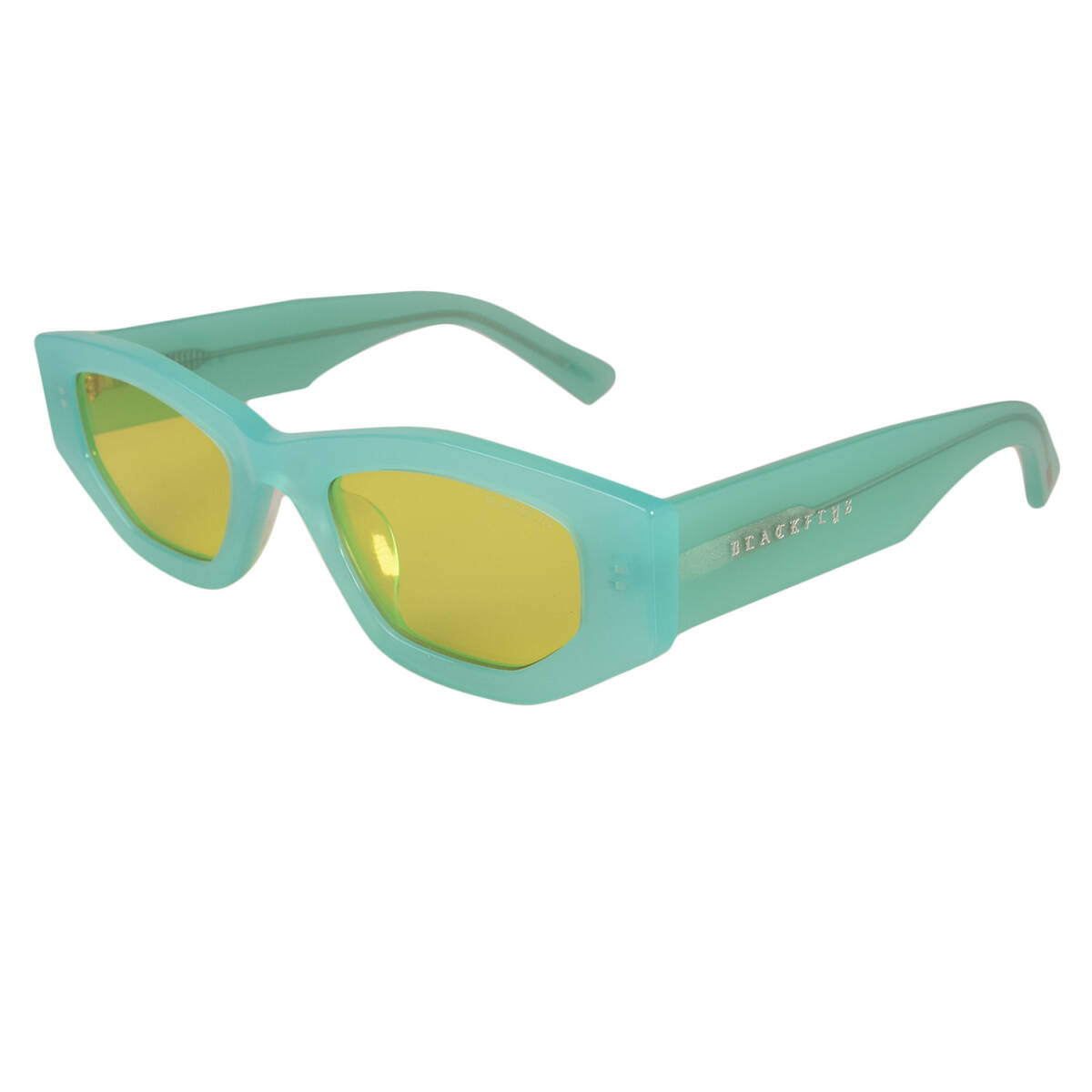 ☆Sale/新品/正規品 BLACKFLYS ”FLY NAOMI” SUNGLASS | Frame：OPALINE MINT | Lens Color：YELLOW
