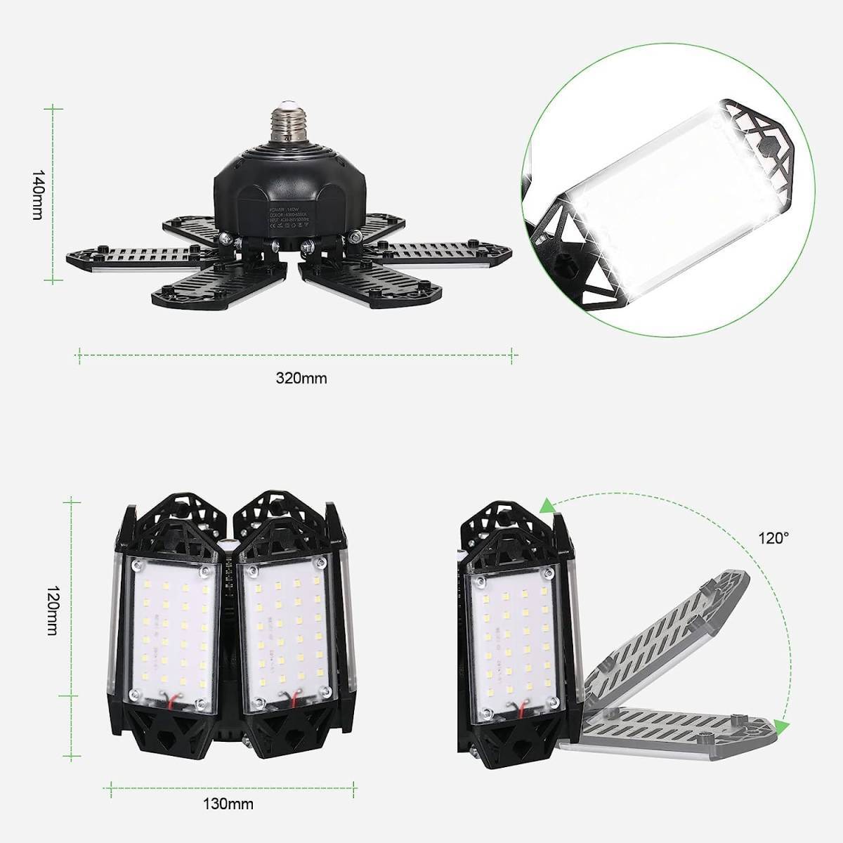 6個セット】160W 作業灯 省エネ ペンダントライト ガレージ 6個セット】160W 作業灯 省エネ ペンダントライト ガレージ