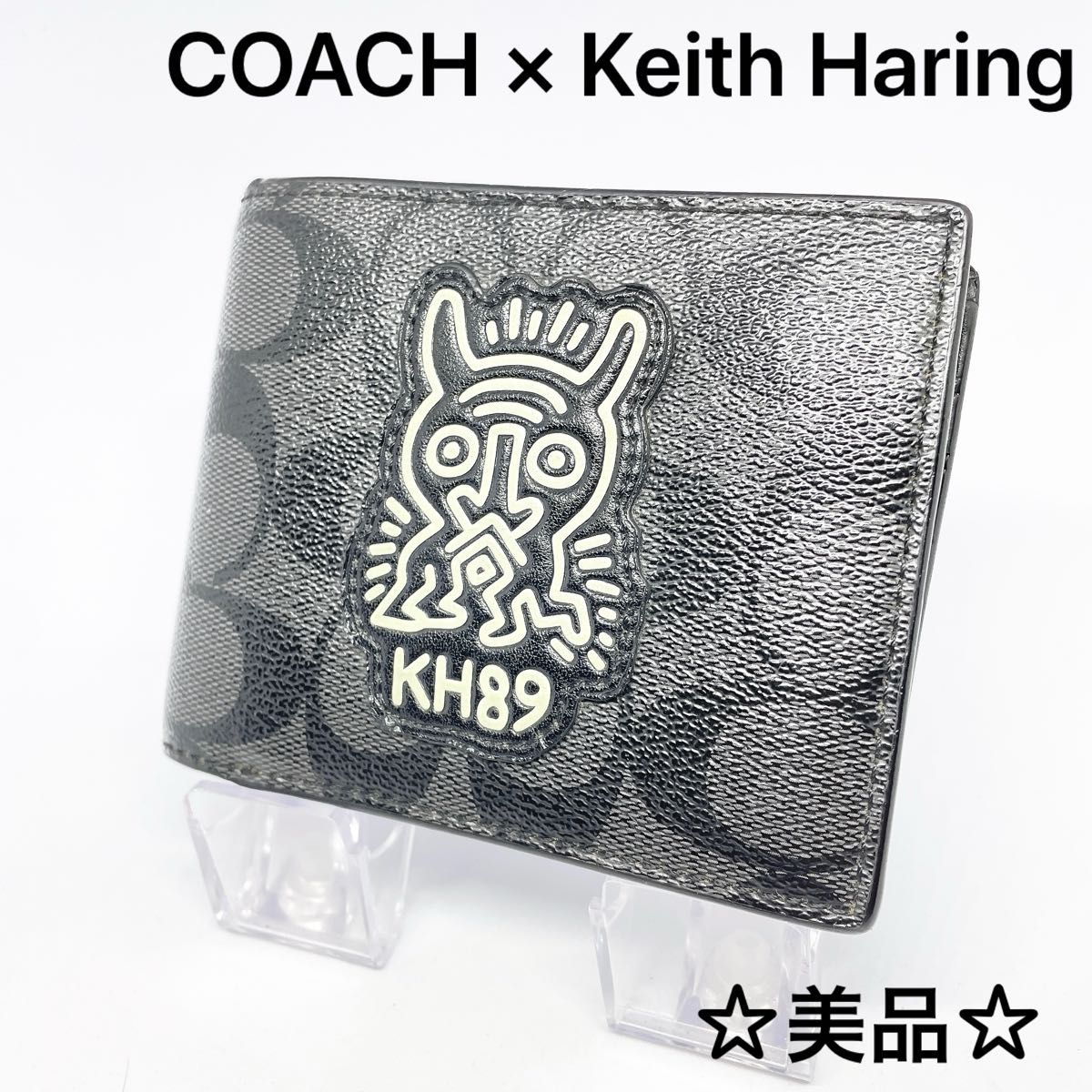 COACH】コーチ キースヘリング シグネチャー 二つ折り財布 財布 COACH】コーチ キースヘリング シグネチャー 二つ折り財布 財布