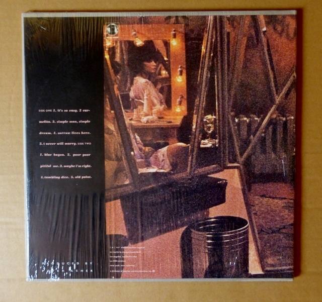 LINDA RONSTADT[SIMPLE DREAMS] рис ORIG [6E стандарт ASYLUM] shrink прекрасный товар 