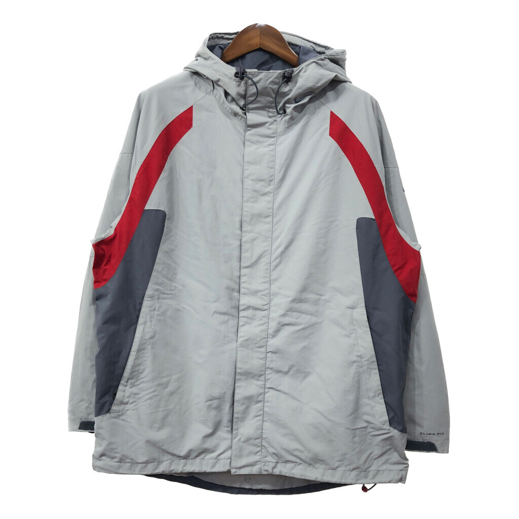 新着 00年代 NIKE ライトグレー スポーツ ナイロンジャケット ナイキ その他
