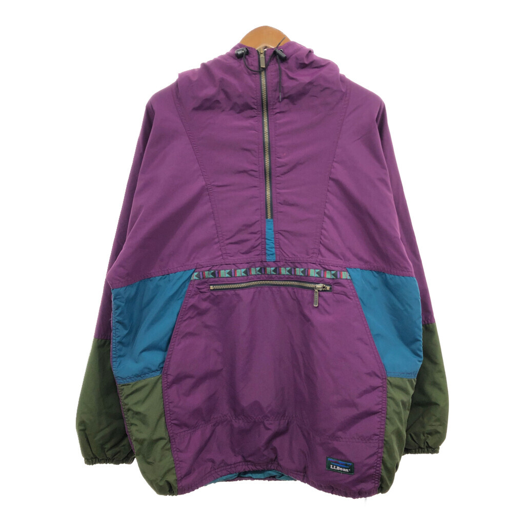 人気大割引 シンサレート Thinsulate ジャケット アノラックパーカー エルエルビーン L.L.Bean 80年代 アウトドア Q8611 古着 中古 XL) (メンズ 男性用