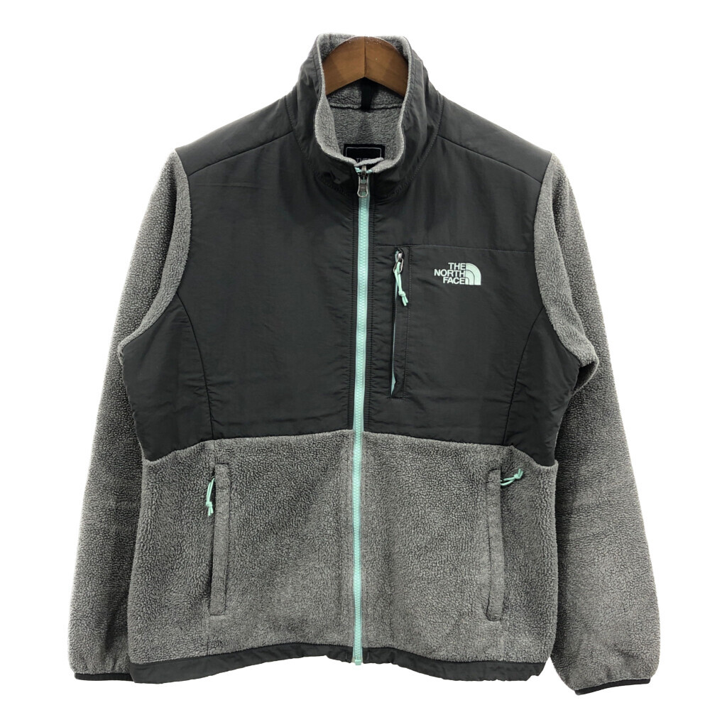 THE NORTH FACE ノースフェイス Denali デナリ フリースジャケット アウトドア グレー (メンズ L) 中古 古着 Q9057