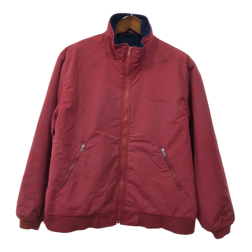 超美品 アウトドア ウォームアップジャケット エルエルビーン L.L.Bean レッド R0196 古着 中古 L) (メンズ 男性用