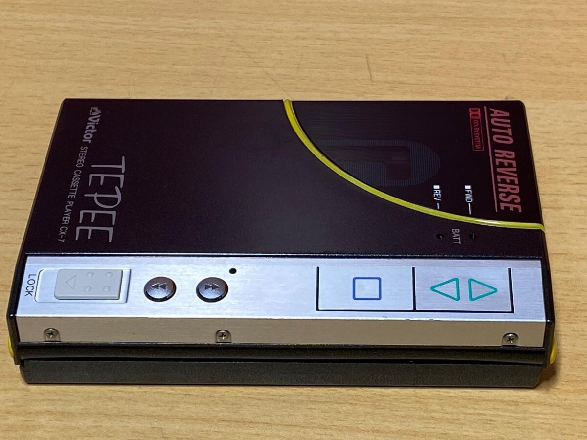 送料込み⭐︎Victor TEPEE CX-7【カセットプレーヤー】 VICTOR/ビクター TEPEE ラジカセ ステレオカセットプレーヤー