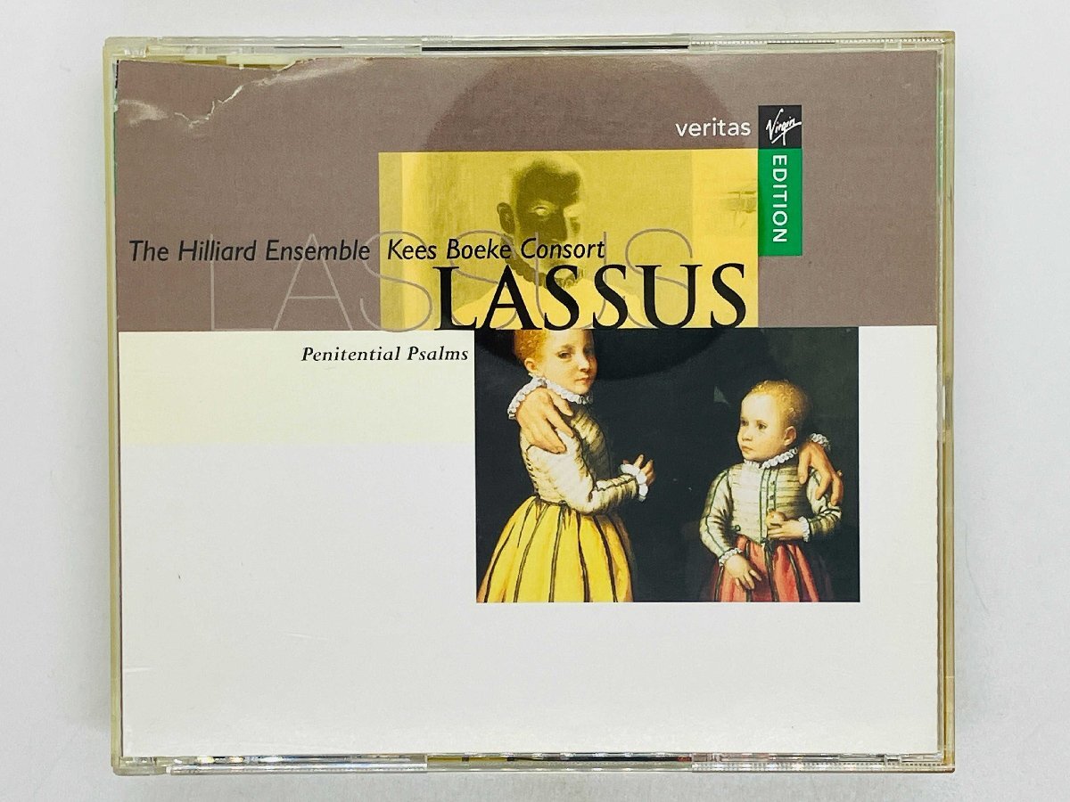 即決2CD LASSUS PENITENTIAL PSALMS / THE HILLARD ENSEMBLE / ラッソ ヒリヤード・アンサンブル 7243 5 61216 2 1 M05
