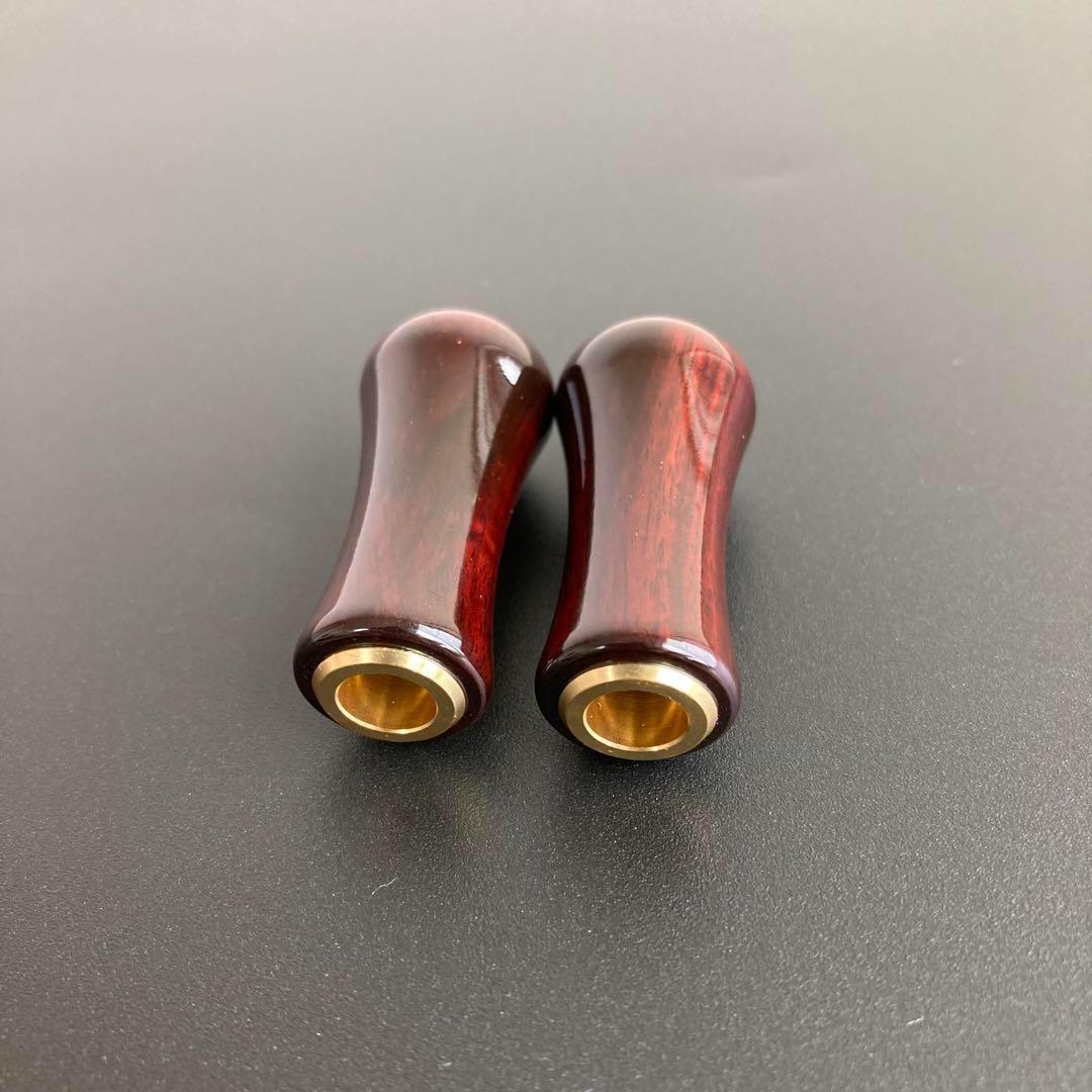 新品未使用】ウッドノブ 天然木/ゴールド 2個 ダイワ・シマノ 新品未使用】ウッドノブ 天然木/ゴールド 2個 ダイワ・シマノ