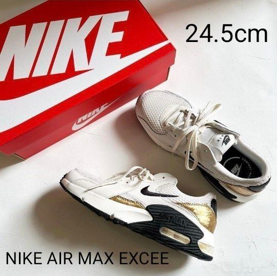 NIKE ナイキ W AIRMAX EXCEE エアマックスエクシー 24 5cm 白 黒 NIKE ナイキ W AIRMAX EXCEE エアマックスエクシー 24 5cm 白 黒