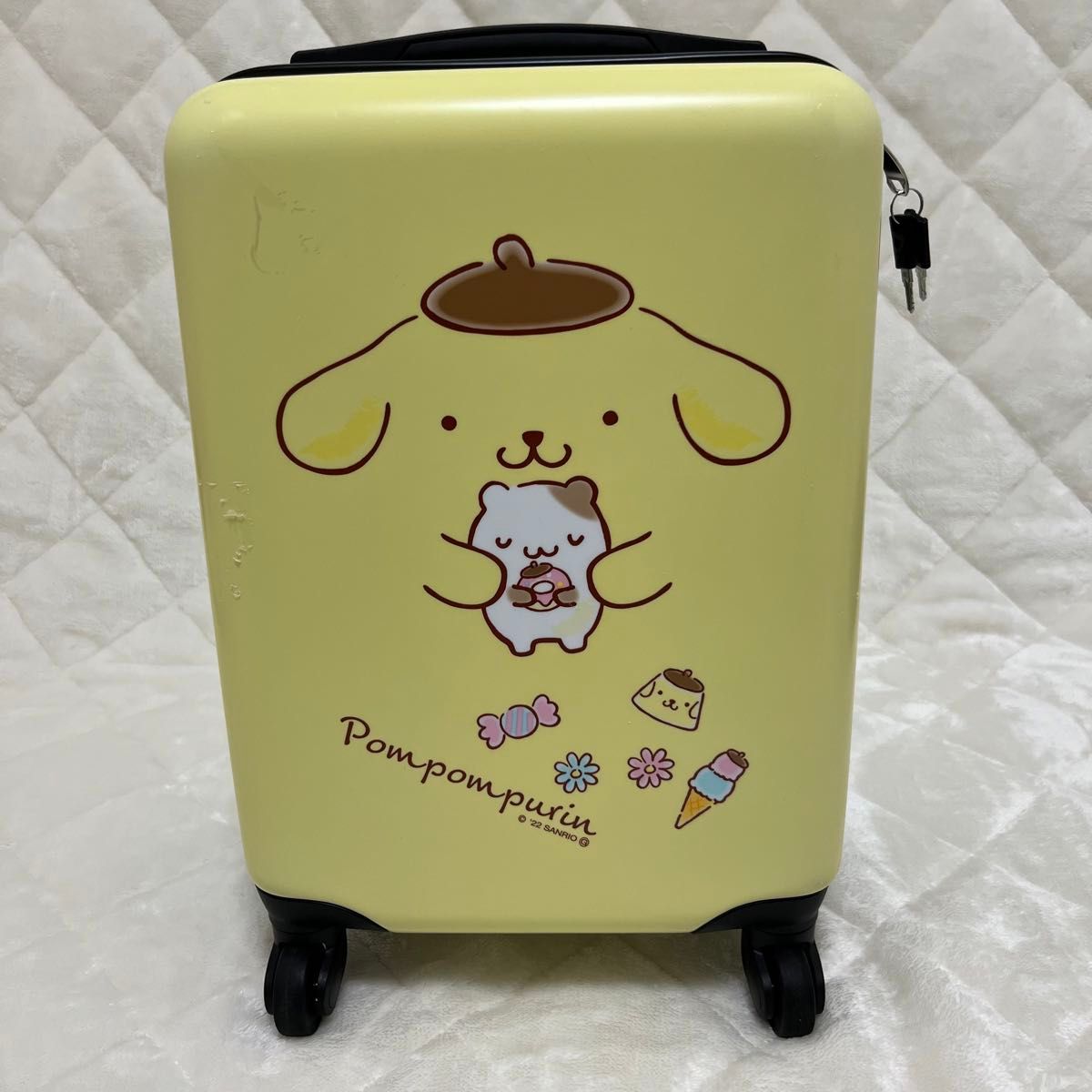 サンリオ ポムポムプリン 当たりくじ 一番くじ 一等 キャリー サンリオ ポムポムプリン 当たりくじ 一番くじ 一等 キャリー