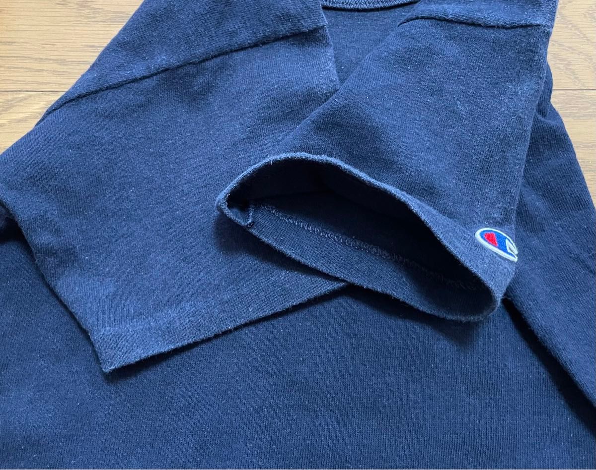 80s トリコタグ 無地T USA製 Champion チャンピオン ネイビー T 80s トリコタグ 無地T USA製 Champion チャンピオン ネイビー T
