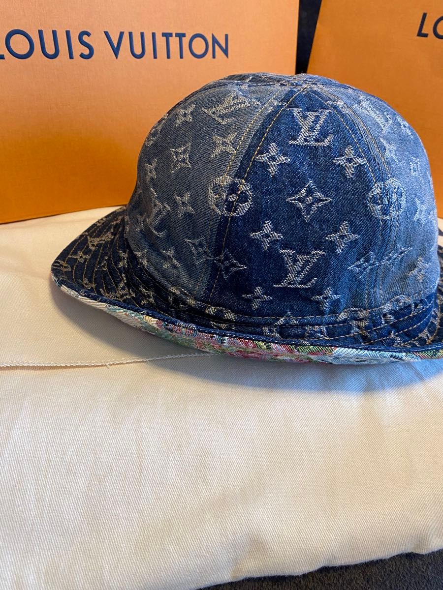 Louis Vuitton ルイヴィトン LV デニムハット バケットハット Louis Vuitton ルイヴィトン LV デニムハット バケットハット