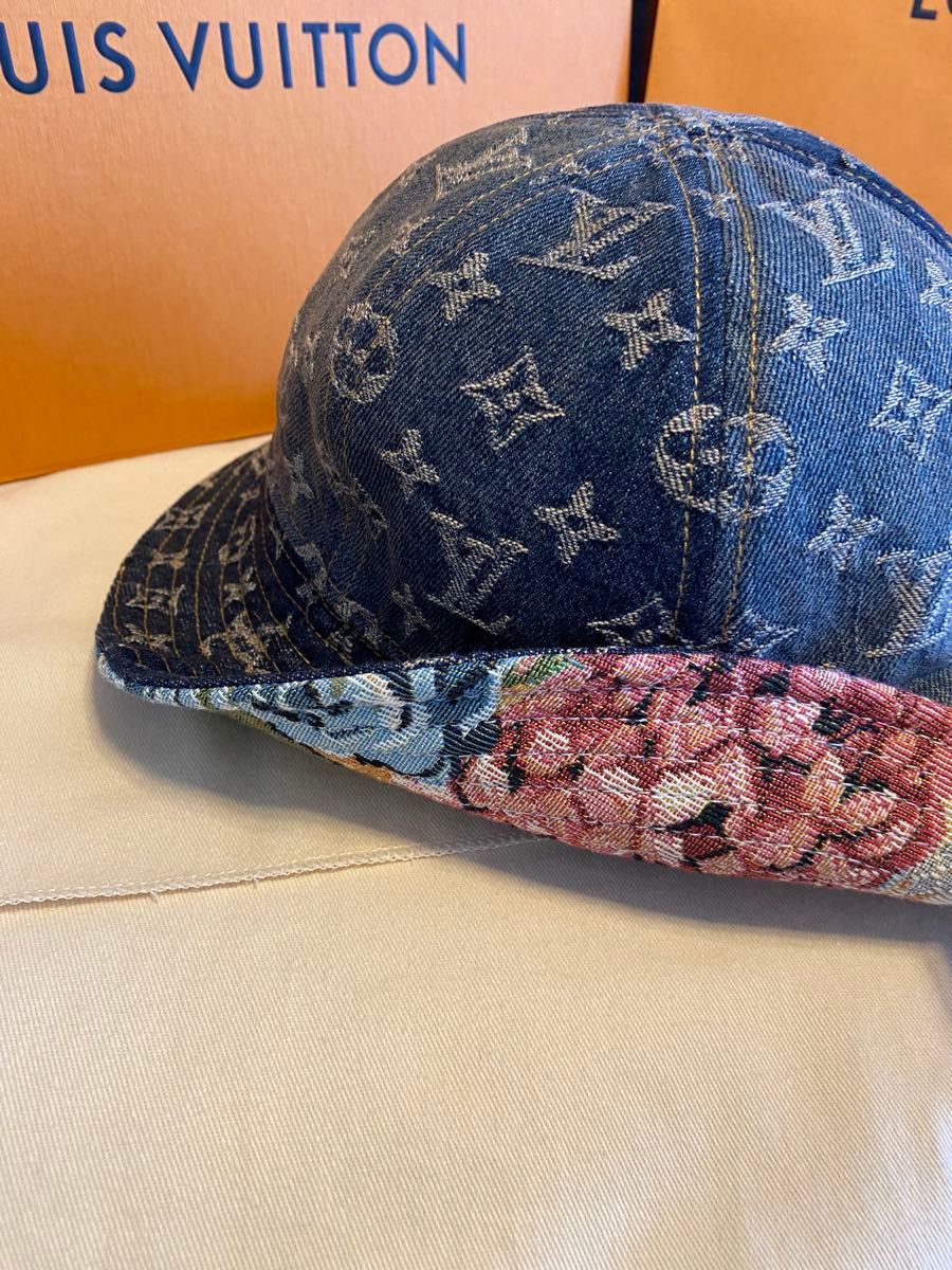 Louis Vuitton ルイヴィトン LV デニムハット バケットハット Louis Vuitton ルイヴィトン LV デニムハット バケットハット
