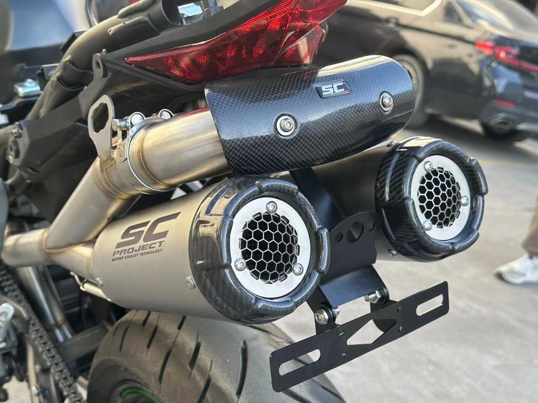 ZX4R/ZX25R フルエキゾースト センターアップ 2本出しマフラー ZX4R/ZX25R フルエキゾースト センターアップ 2本出しマフラー