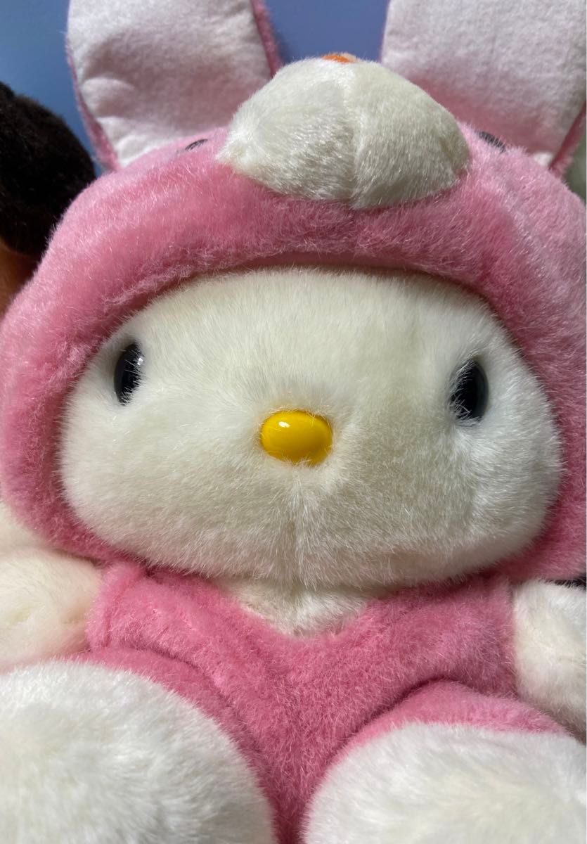 サンリオ ハローキティ着ぐるみキティ うさぎといぬ ぬいぐるみ サンリオ ハローキティ着ぐるみキティ うさぎといぬ ぬいぐるみ