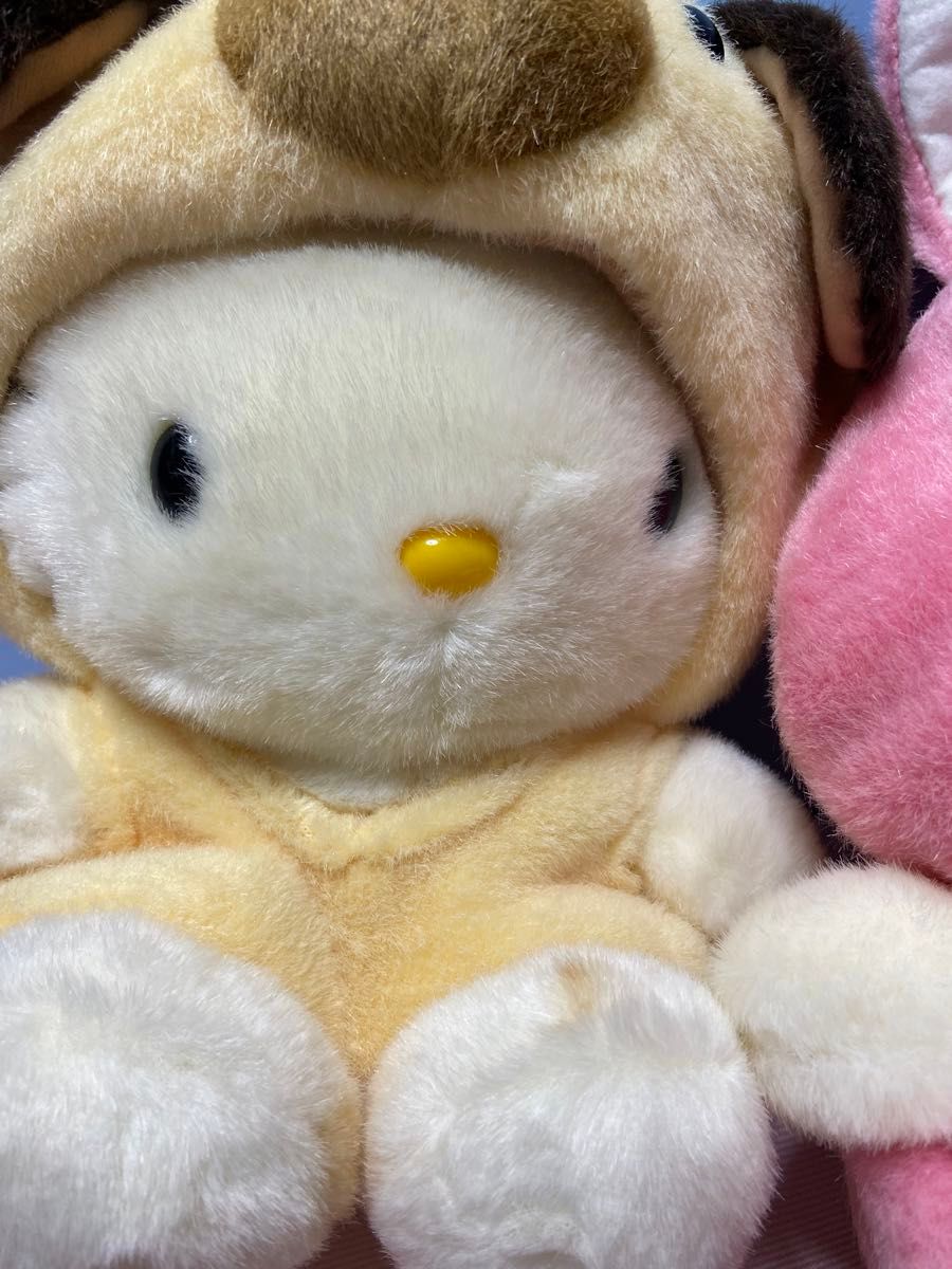 サンリオ ハローキティ着ぐるみキティ うさぎといぬ ぬいぐるみ サンリオ ハローキティ着ぐるみキティ うさぎといぬ ぬいぐるみ