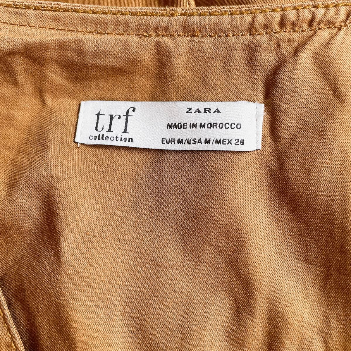 完売商品 ZARA trf cotton シャツロングワンピース Aライン 完売商品 ZARA trf cotton シャツロングワンピース Aライン