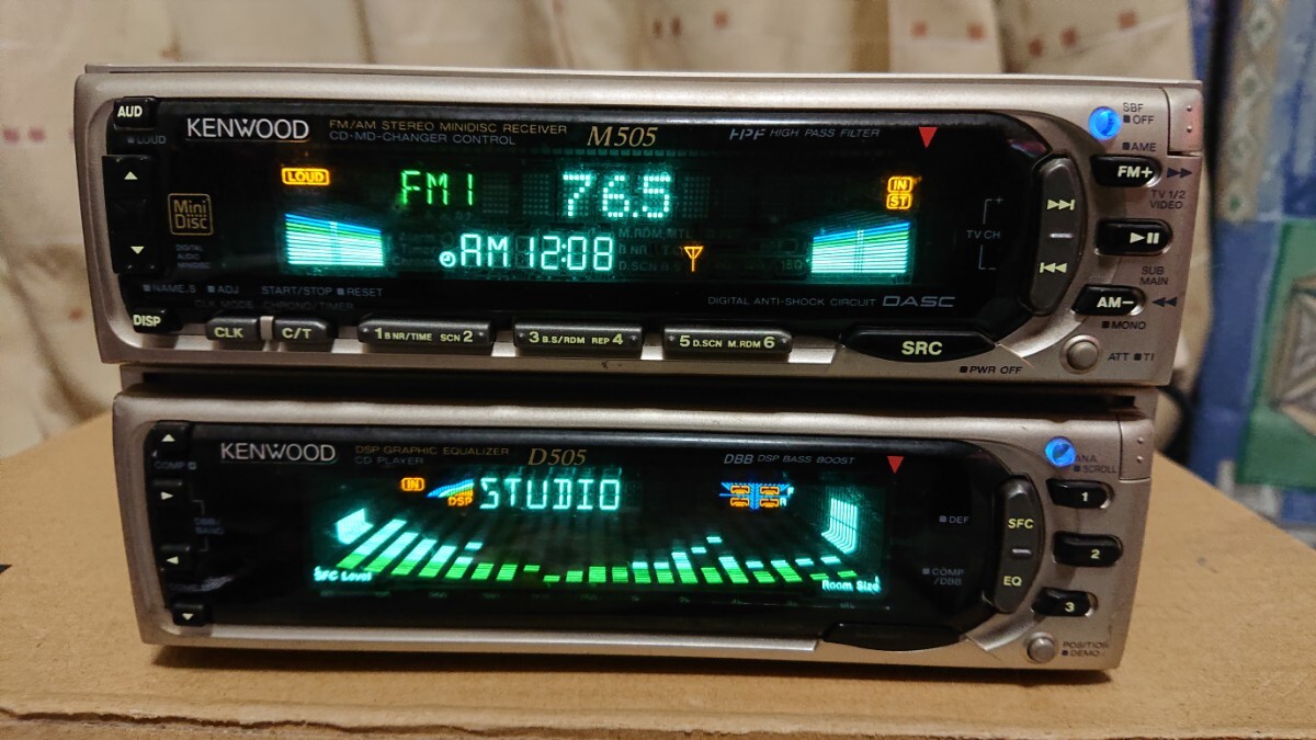 Yahoo!オークション - 動作確認済 リモコン付 KENWOOD M505 D505 Yahoo!オークション - 動作確認済 リモコン付 KENWOOD M505 D505