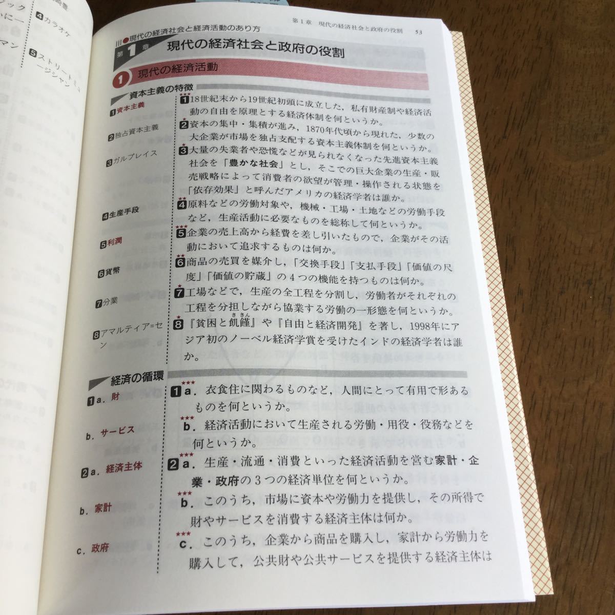 一問一答現代社会用語問題集―新課程用 『現代社会』の学習に必要な基本的な用語を確認し、整理することを目的に編集。用語には、その内容_画像8