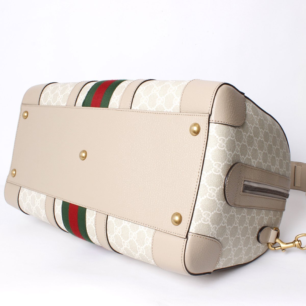 GUCCI SAVOY ミディアム ダッフルバッグ 定価341,000円 724642 498879 グッチ ボストンバッグ