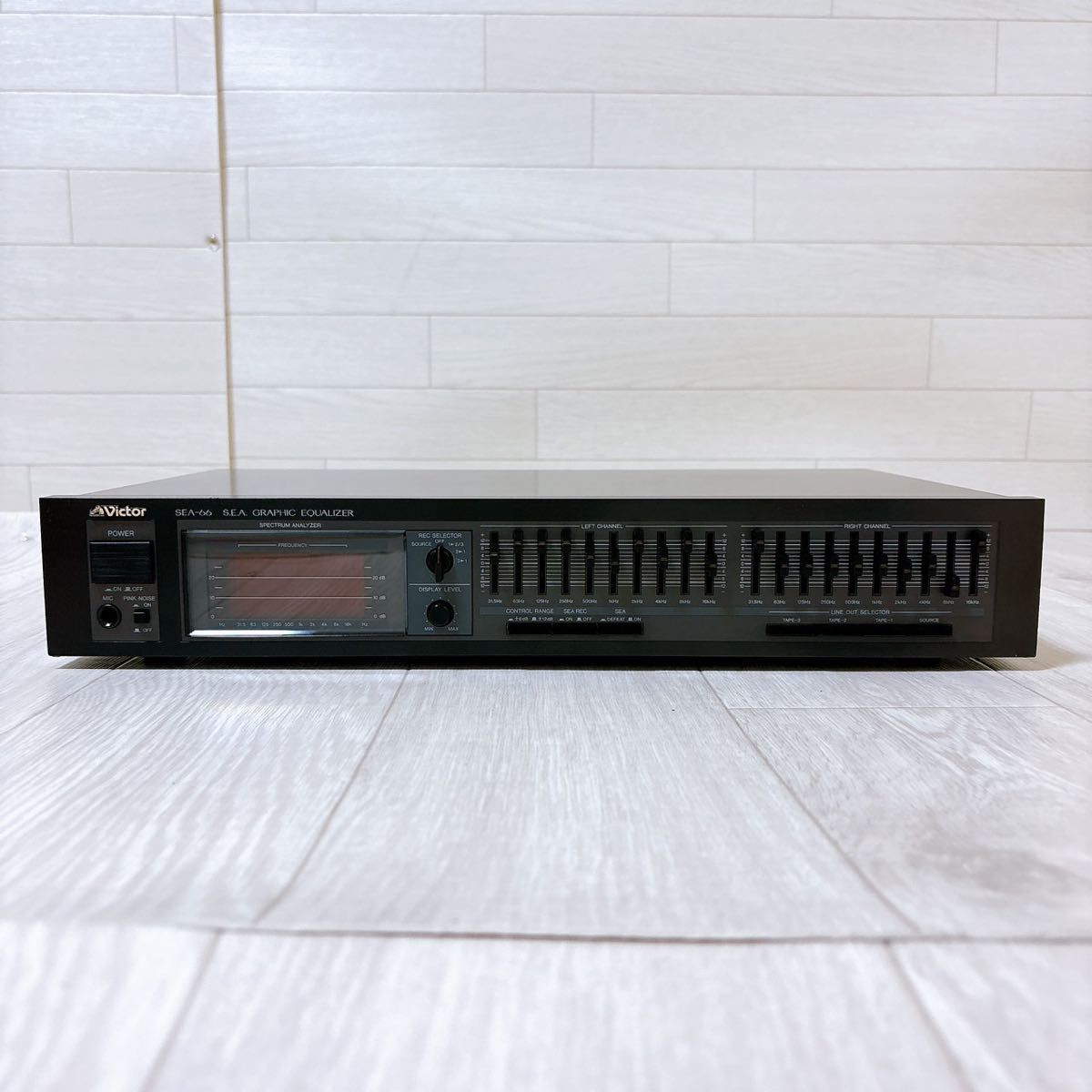 Victor ビクター SEA-66B グラフィックイコライザー ブラック Victor ビクター SEA-66B グラフィックイコライザー ブラック